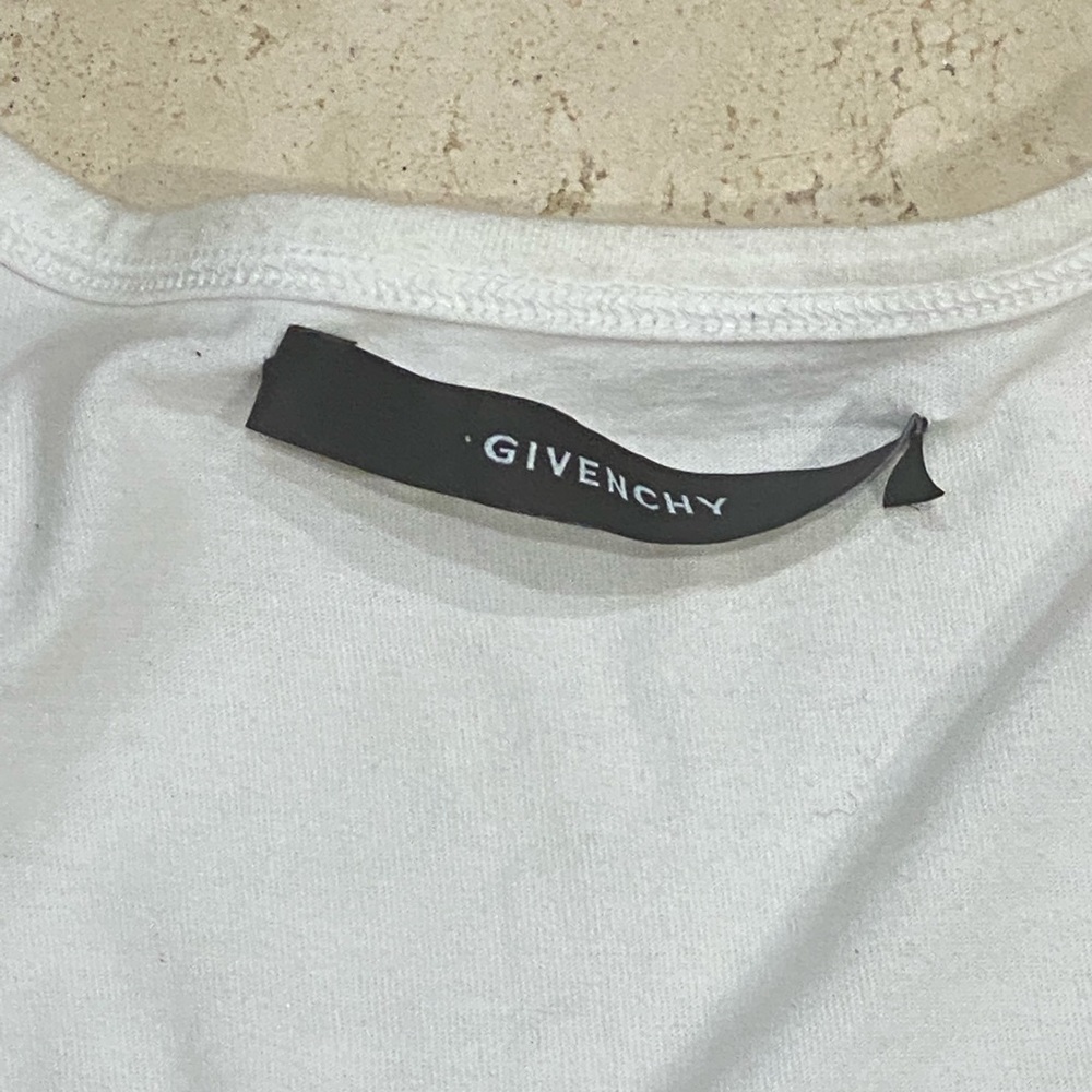 💫💥🎉 RARE Givenchy ostrich feather silver stud cotton tank S - Picture 11 of 11